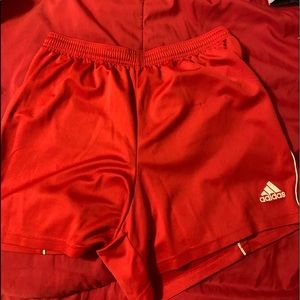 Adidas shorts red